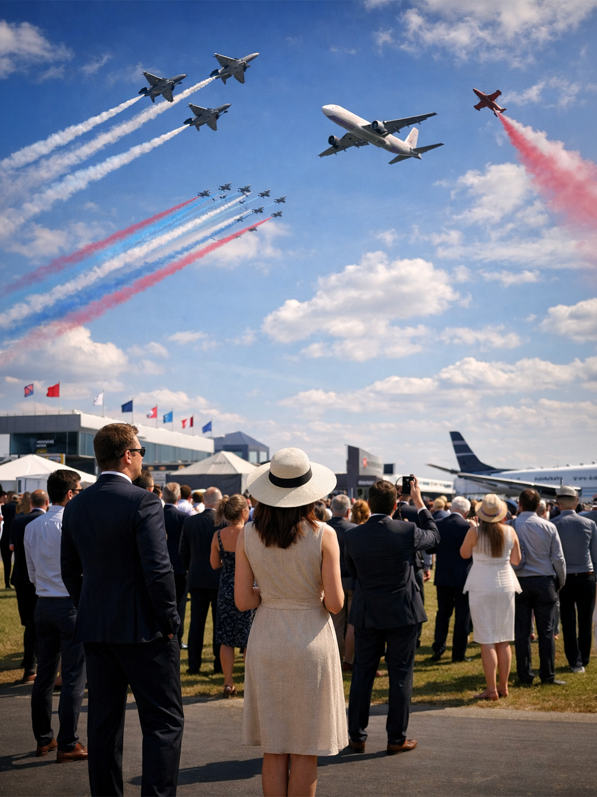 Arriving at Farnborough Airshow 2026